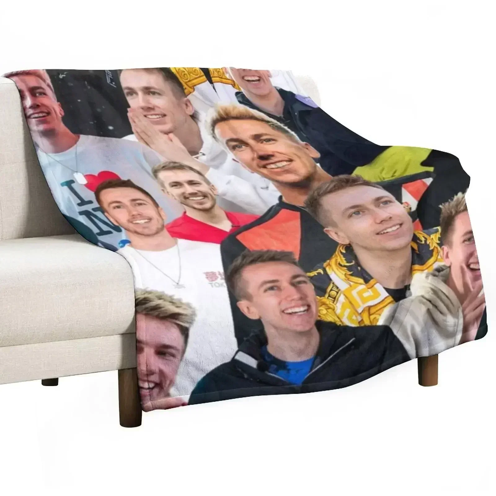 

simon minter photo collage Throw Blanket Soft Bedroom Blanket for Night Sleeping