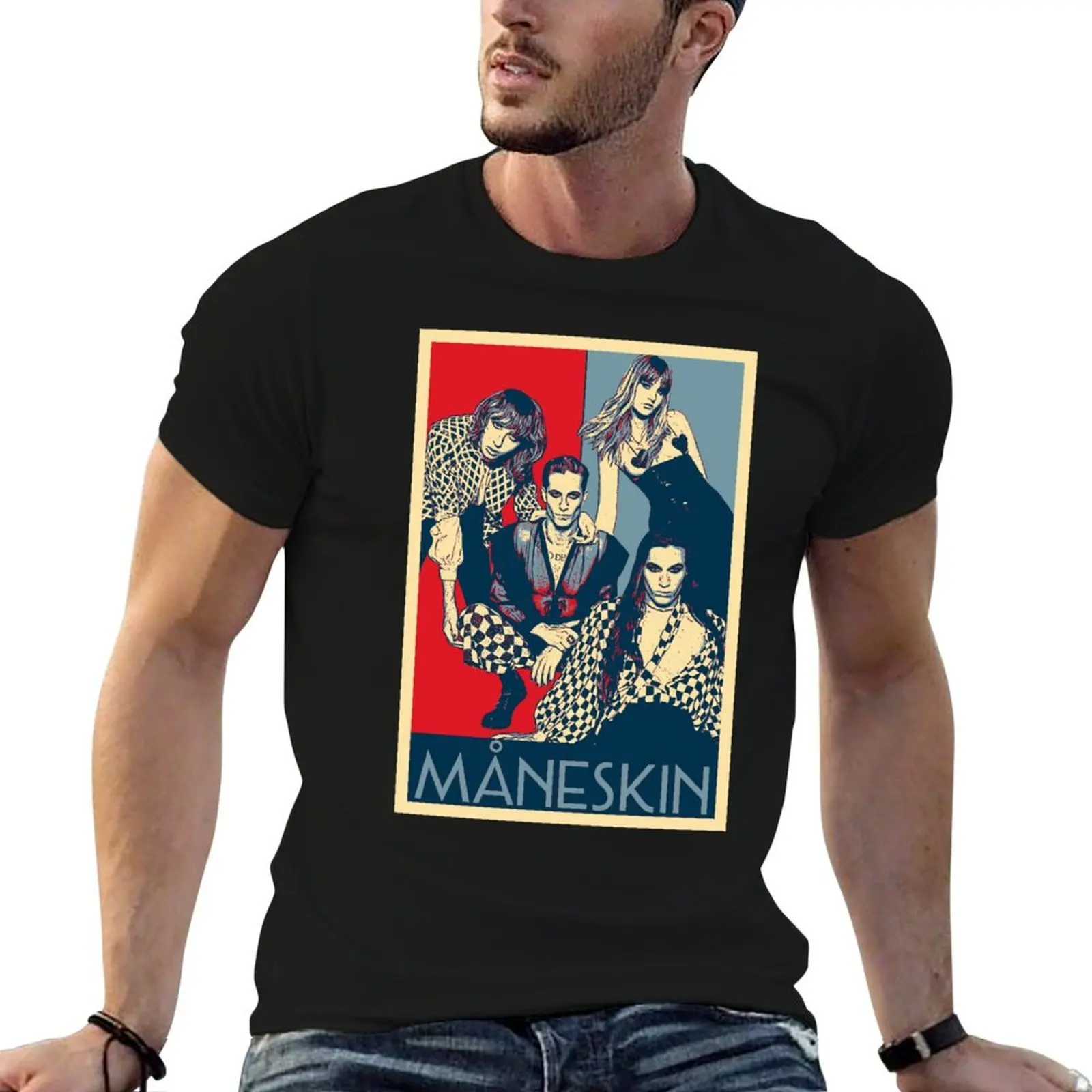 

Maneskin T-Shirt man t shirts graphic man t shirts for men T-Shirt