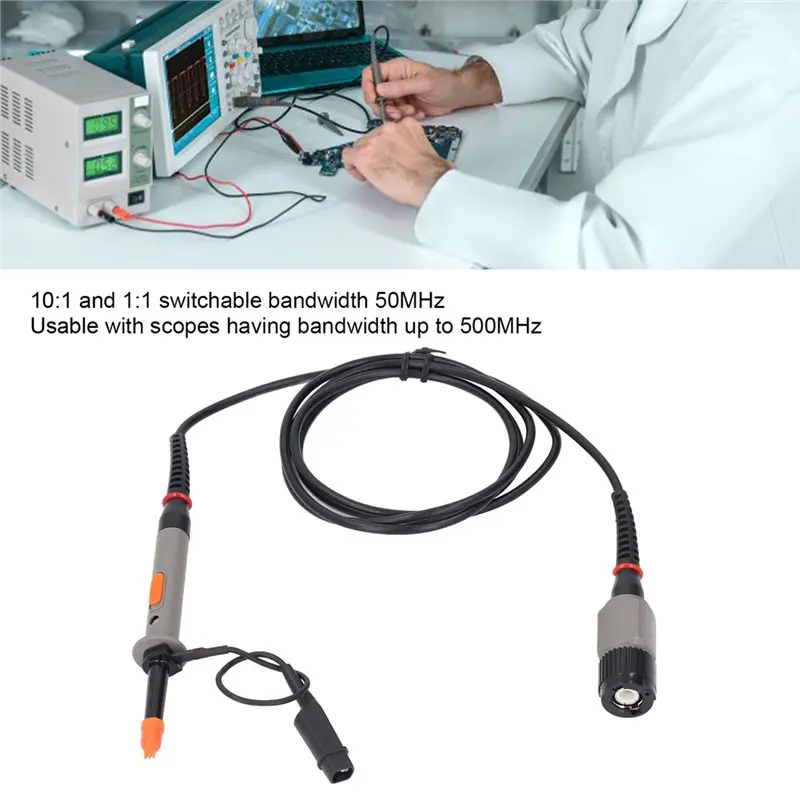 Y22A-Interchangeable Oscilloscope Probe For Contact Test 500Mhz Small Signal Oscilloscope Probe Interference
