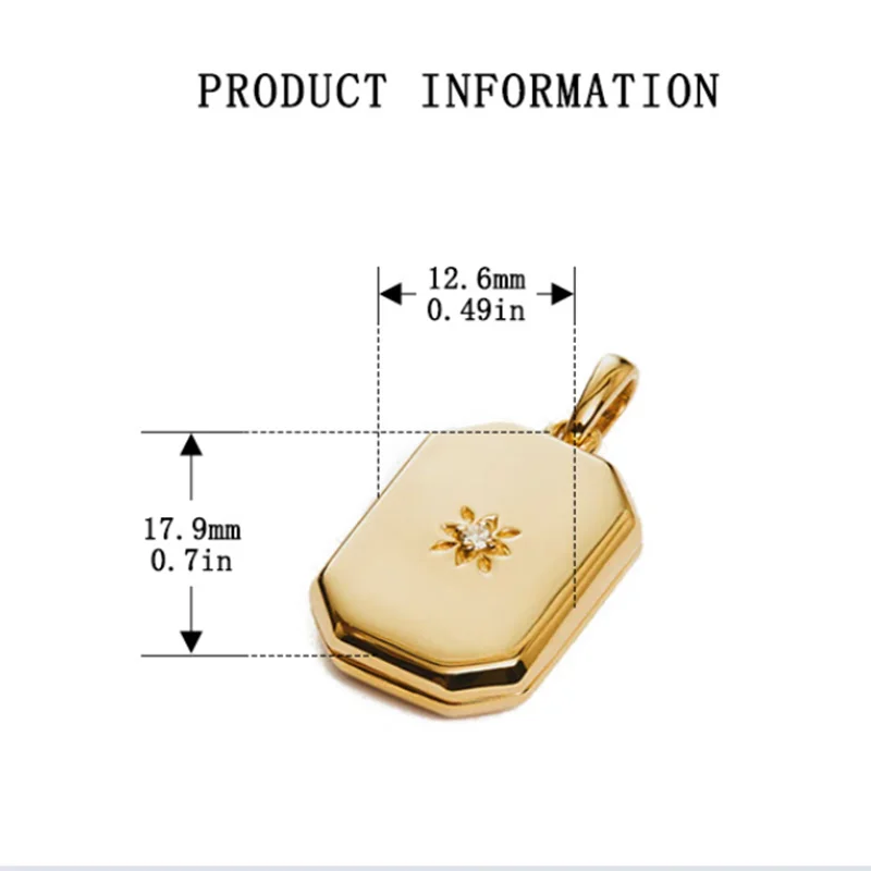 WANTME 925 Sterling Silver Album DIY Photo Locket Pendant for Women Trend Romantic Glow Star Charms Jewelry Necklace Accessories