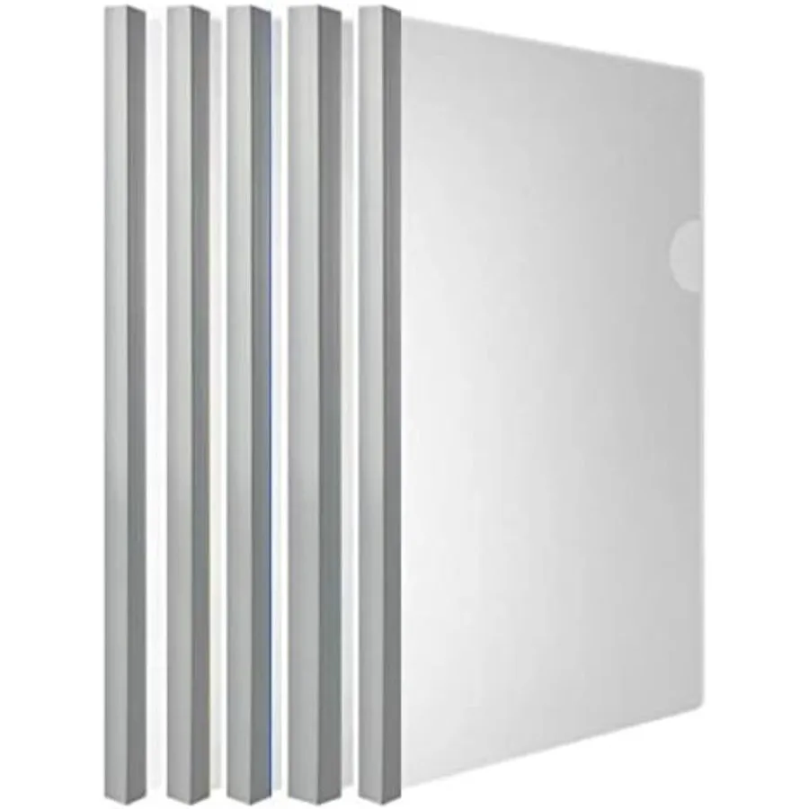 

Plastic File Folder with Sliding Bar 10mm Report Covers 40 Sheet Capacity Transparent Resume Presentation File Folders Organize