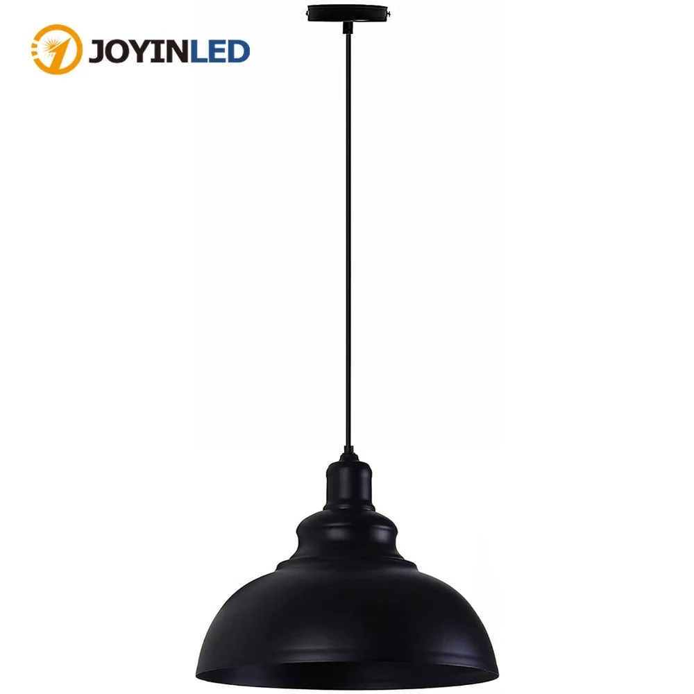

JOYINLED Black Copper Pendant Light Industrial Hanging Lights Metal Barn Farmhouse Kitchen Lighting Edison Ceiling Mount Fixture