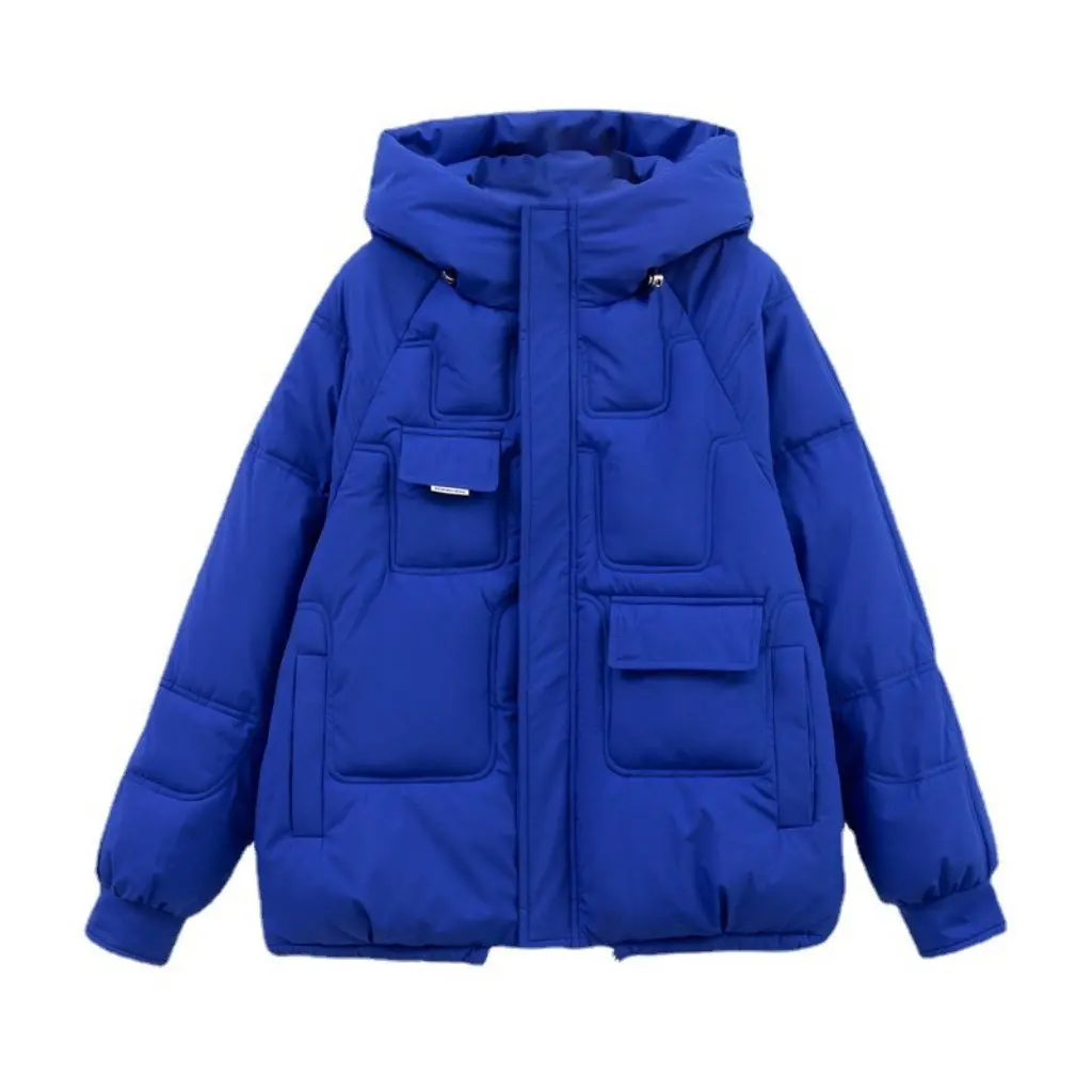 

Women's Cotton-Padded Winter Short Coat Warm Hooded Jacket Style for Cold Weather Comfort