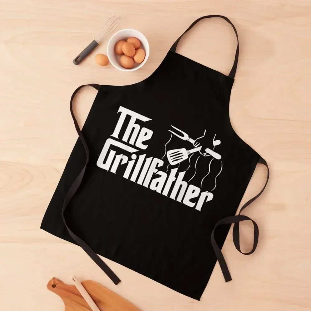 

The Grillfather BBQ Grill & Smoker | Barbecue Chef Apron Camping Korean Professional Barber For Home Accessories Apron