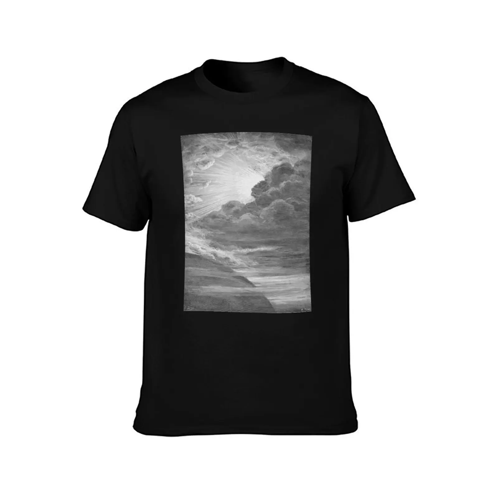 The Creation of Light - Gustave Dore T-Shirt Novelty Print Casual Tee Shirt