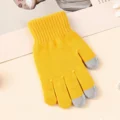 yellow gloves