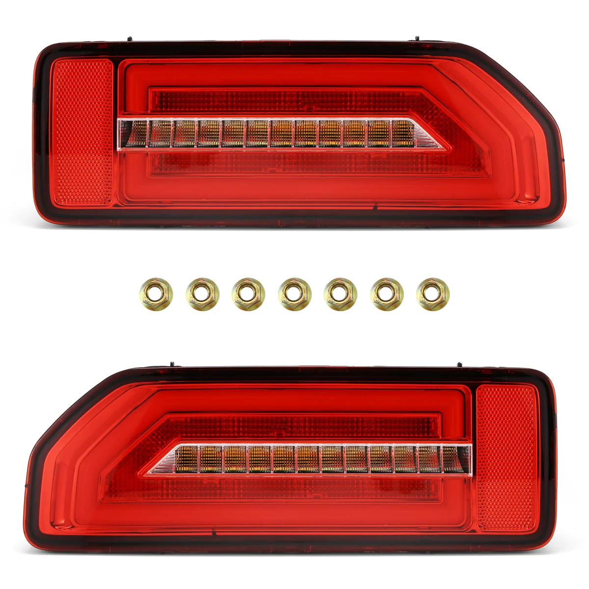 

1Pair LED Tail Stop Lamp Rear Parking Brake Turn Signal Reflector Taillight for Jimny 2019-2022