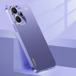 Slim Case for Xiaomi Redmi Note 13 Pro Plus Case Metal Lens Protected Plating Plastic Cover for Xiaomi Redmi Note 13 Pro 5G Case