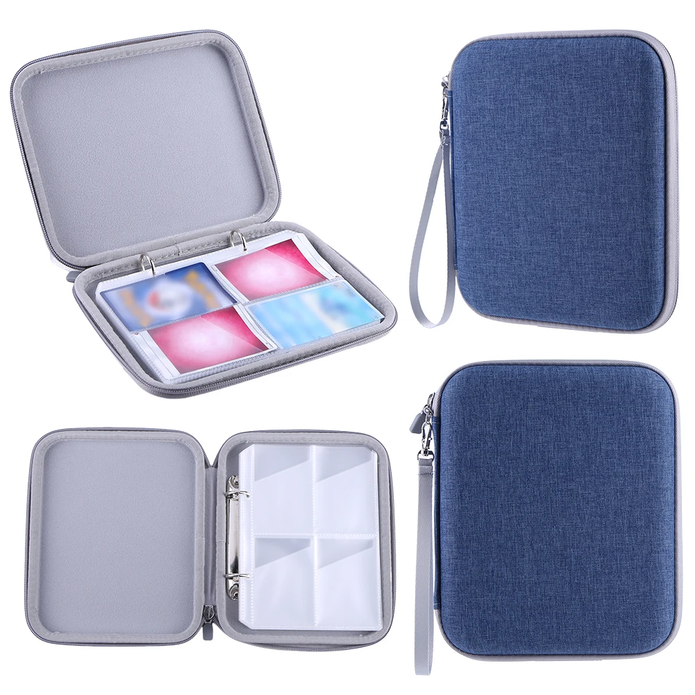 Card Holder with Zipper & 80 Pockets Soft Portable Folder Card Binder Holder For Yoto Cards Mini Audiobook Cards