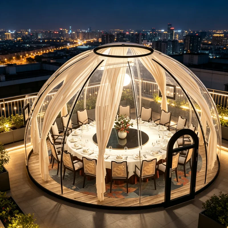 UV-Resistant Waterproof PC Material Starry Sky Room Outdoor Courtyard Garden Bubble House Internet-Famous Balcony