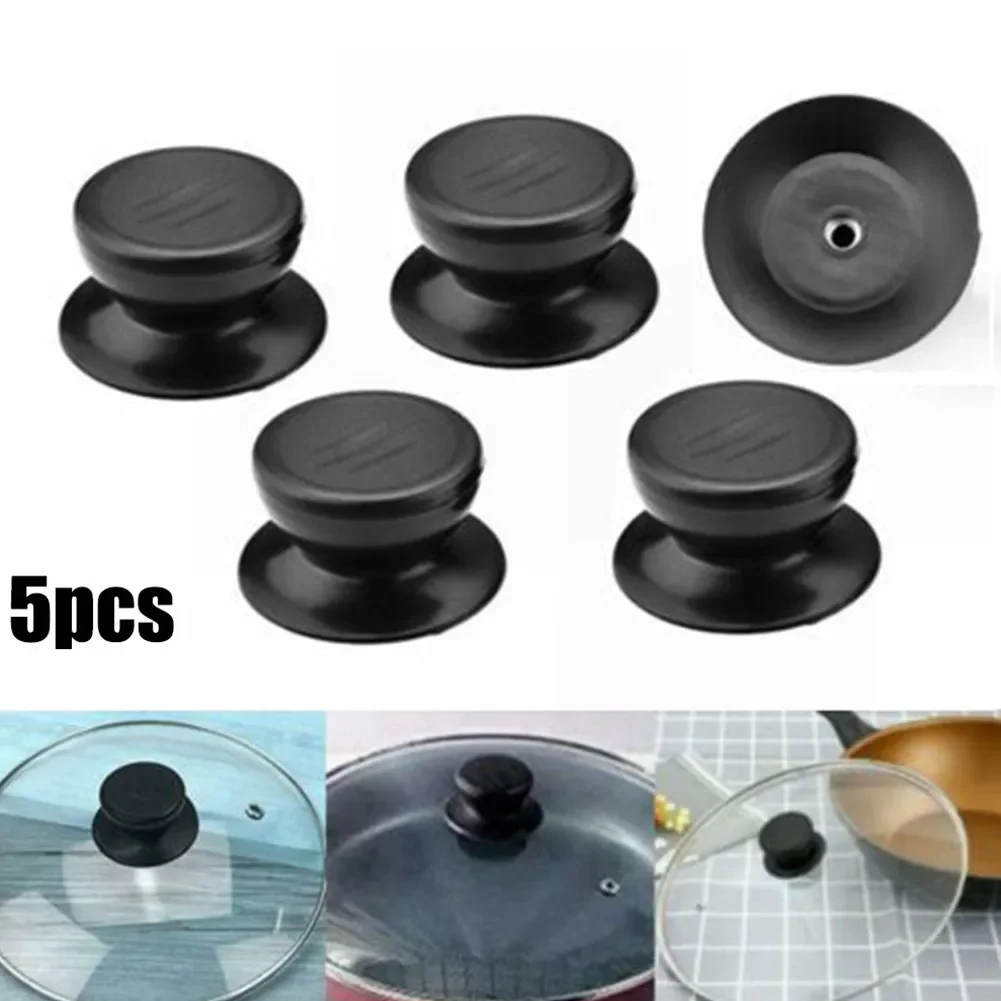 5pcs-universal Pot Lid Top Bead Pot Lid Button Lid Handle Plastic Pot Bead Handle Accessories