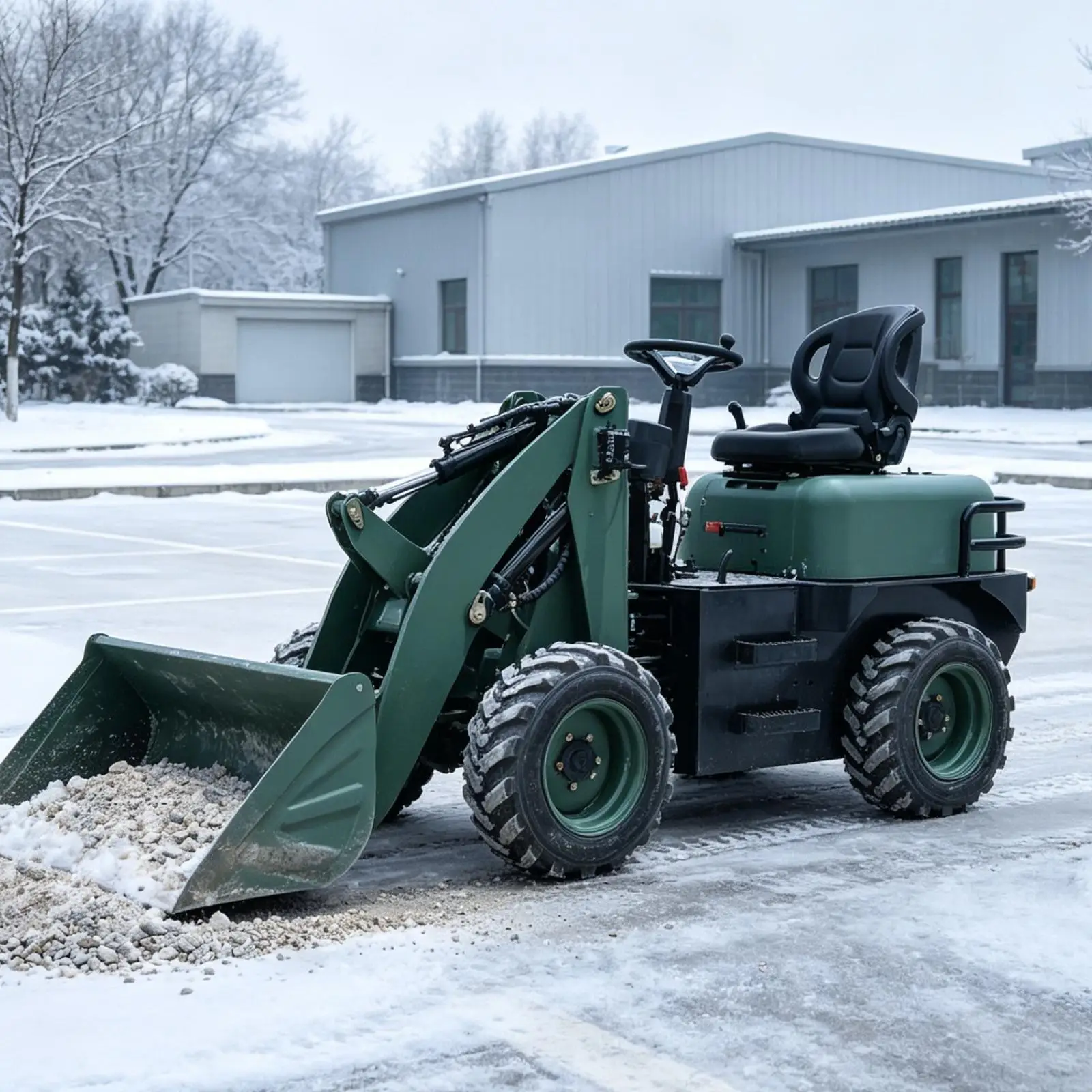Grace 0.8Ton Mini Wheel Loader Hot Sale Free Shipping, Compact Loader Machine for Small Farm and Garden Construction
