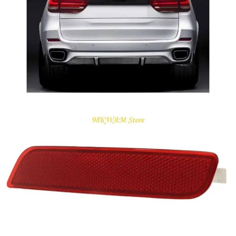 68UF 2pcs Impact Resistant Rear Vehicle Safety Light Reflector With Concentrated Beam Pattern for F15 63147847591 63147847592