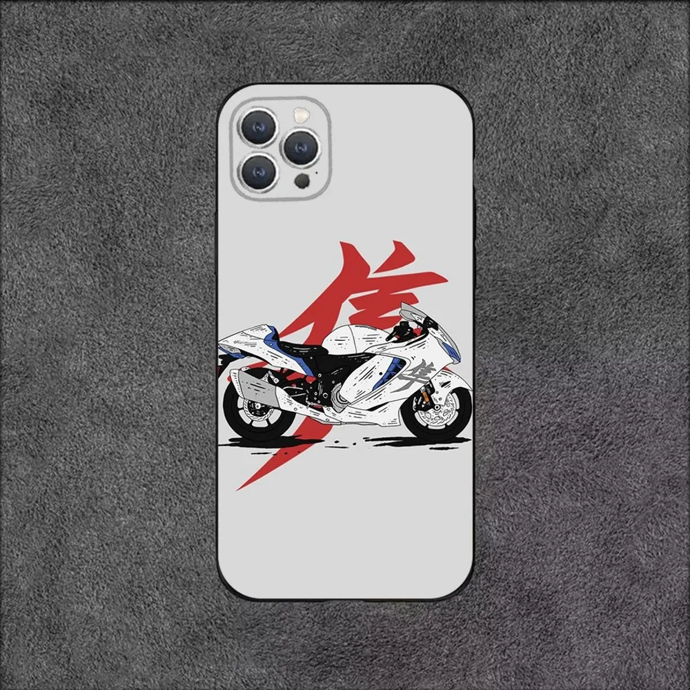 Hayabusa GSX 1300 R  Phone Case For iPhone 16,15,14,13,12,11,Plus,Pro Max,XS,X,XR,SE,Mini,8,7 Soft Silicone Black Cover