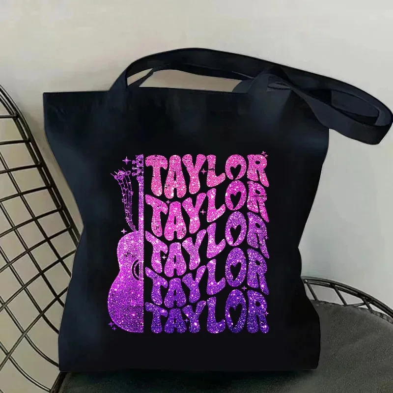 تايلور شيء لن تفهم حقيبة قماش الجيتار قمة الموضة سعة كبيرة المحمولة تخزين حمل أكياس التسوق المنظم #2