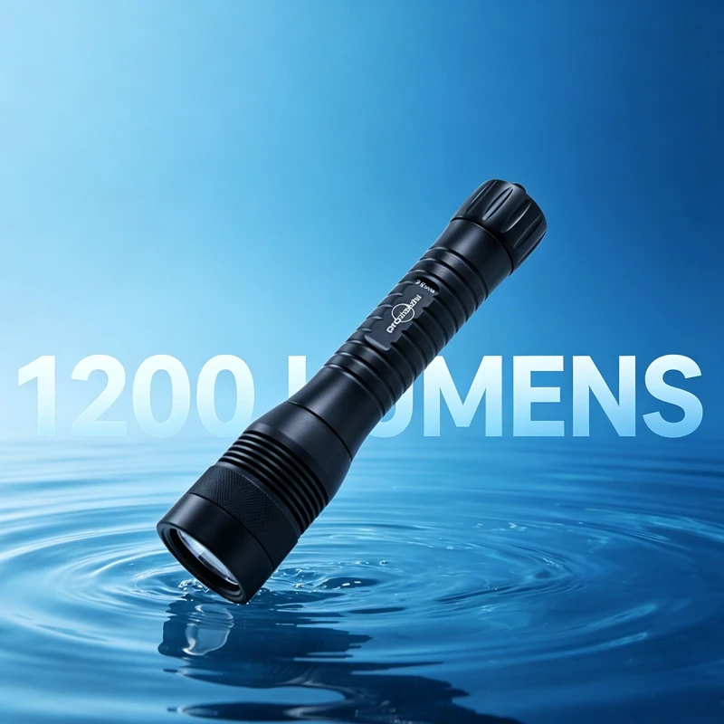 

PROZHAOZHU DL-C02 Professional Technical Diving Flashlight IP68 150M Waterproof C Battery Underwater Torch