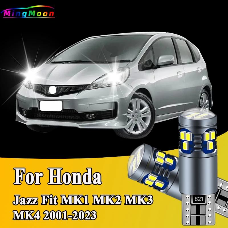 2 sztuki żarówek postojowych LED T10 do Honda Jazz Fit MK1 MK2 MK3 MK4 2001- 2017 2018 2019 2020 2021 2022 2023 Światła obrysowe