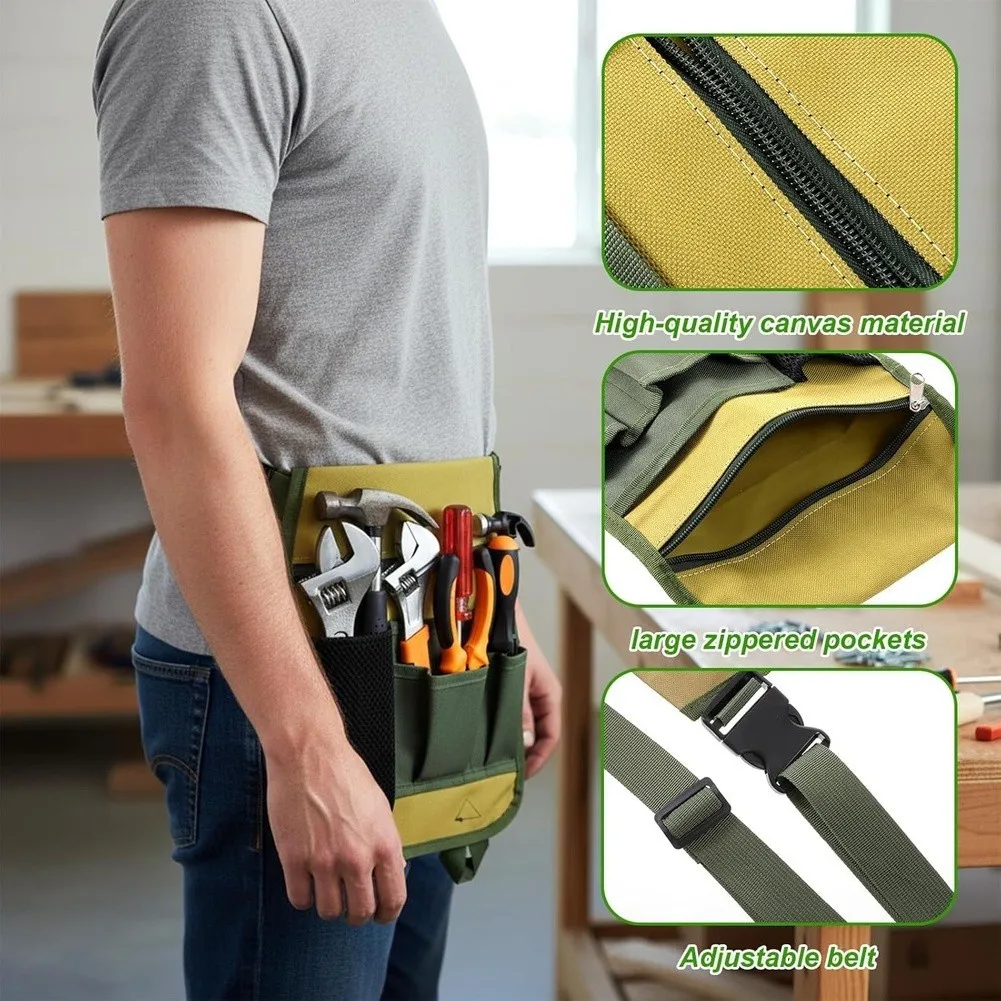 Ergonomic Gardening Tool Belt with Quick-Access Pockets and Weight-Balanced Comfort Support for Long Work Hours