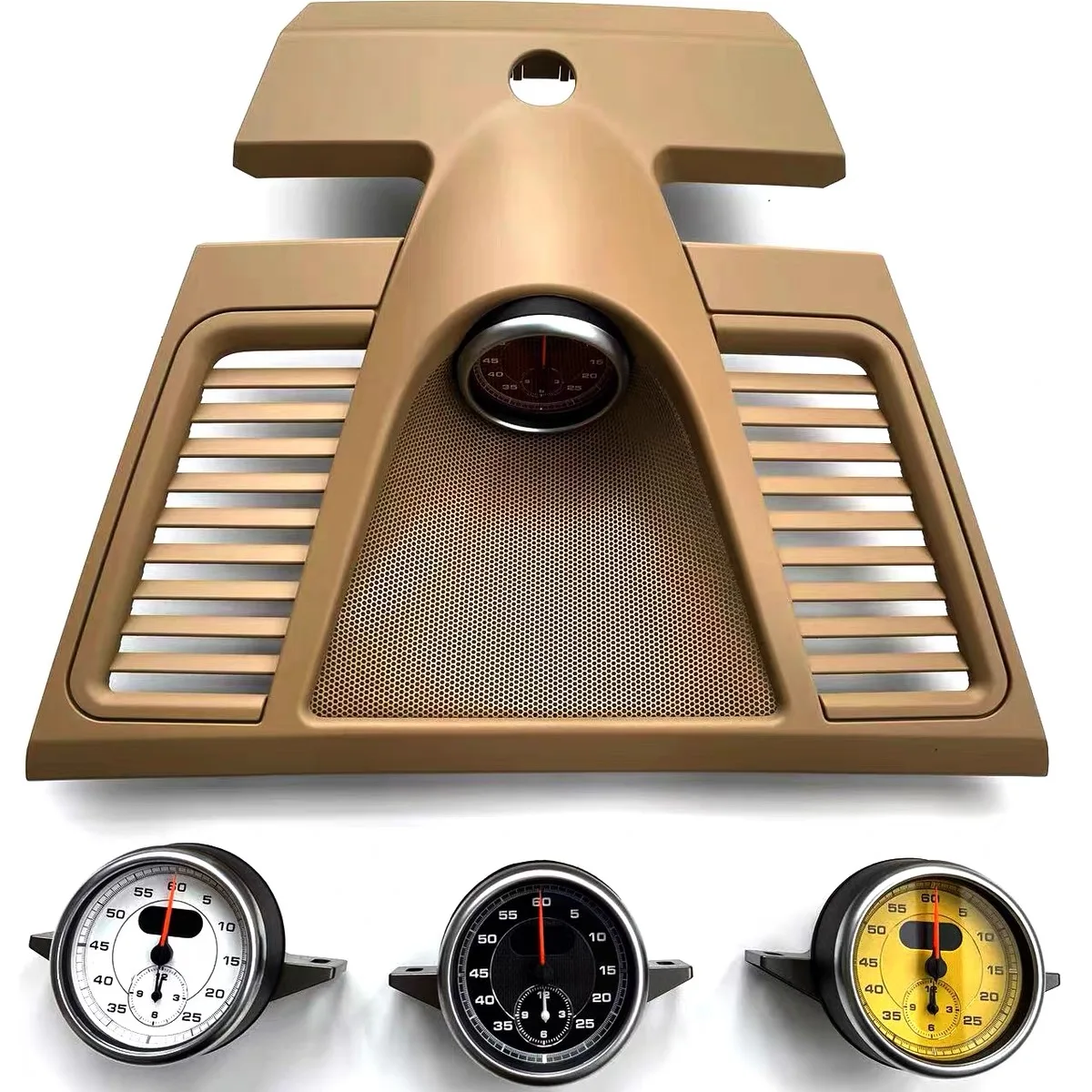 For Porsche Panamera 970 2010-2016 Performance Parts New Interior Modification Kit Speed Timer Stopwatch Compass Central Console