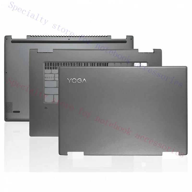 For Lenovo Yoga 720-15 720-15IKB Back Cover Palmrest Bottom Case Gray/Silver