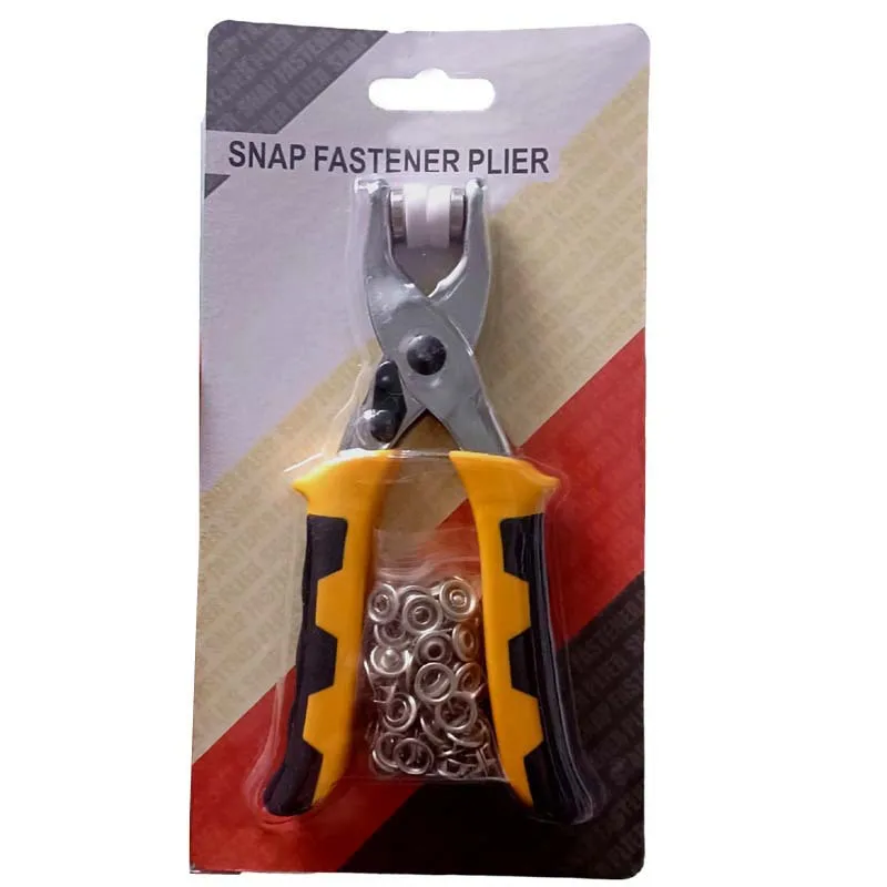 Manual tool combination Hand press buckle machine Household installation five claw button pliers