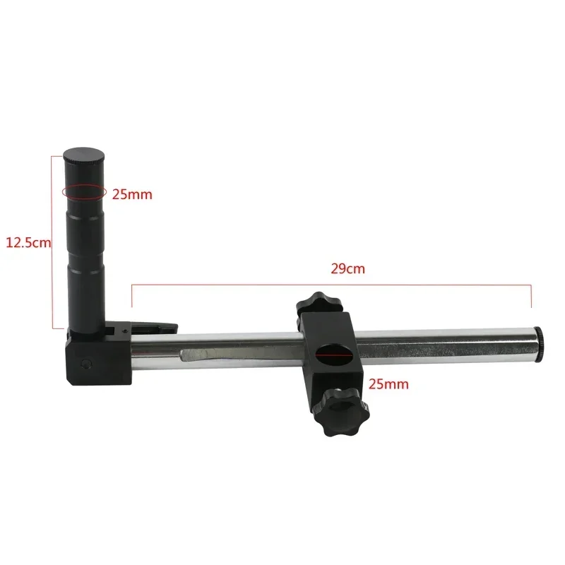Adjustable Universal Boom Arm 25mm 32mm Diameter Connector For 25mm 32mm Diameter Pillar Stereo Microscope Video Camera Stand