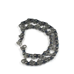 1 Pair 65Mn Brush Cutter Head Chain for Lawn Mower Garden Tools Coil Chain Saw Chain Accessories Lawn Mower Blade Accessories