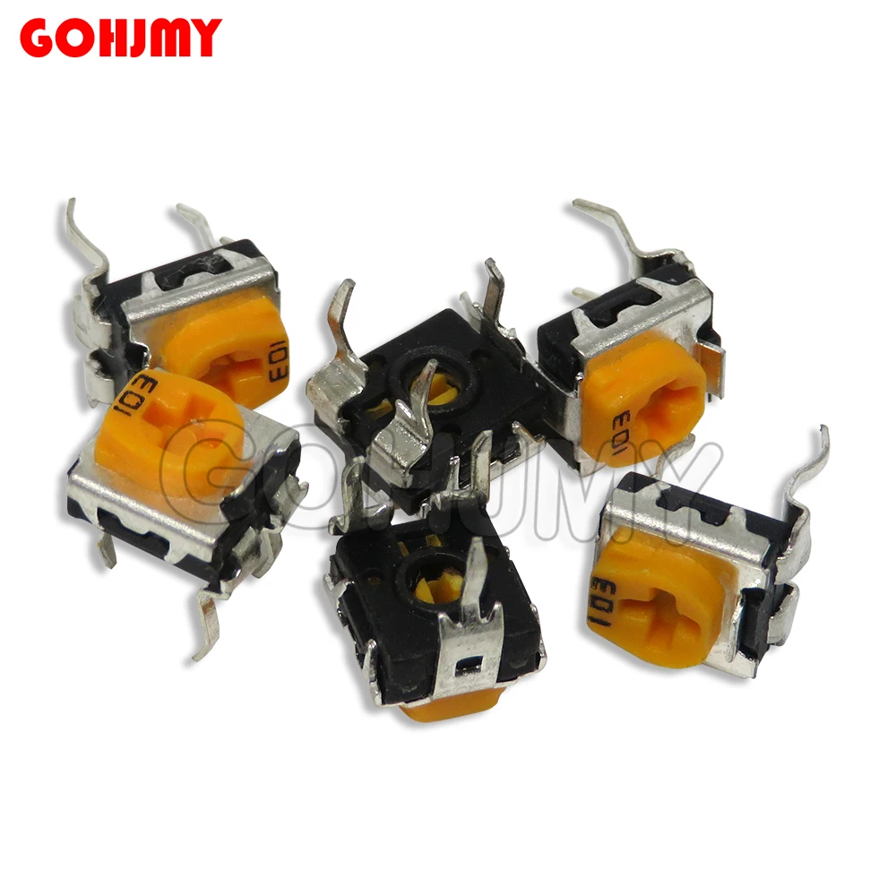 20PCS WH06-2C Trimmer Potentiometer WH06 100 200 500 1K 2K 5K 10K 20K 50K 100K 200K 500K 1M Ohm Variable Resistors