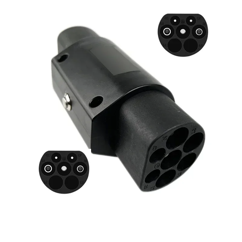Adaptateur Vope2 vers GBT pour voitures électriques, 7,2 kW, 22kW, compatible avec le chargeur de type 2, prise de charge GB/T chinoise