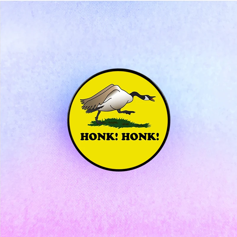 1 pc HONK! HONK Custom New Fashion Brooch Accessory for Women and Girls Friends