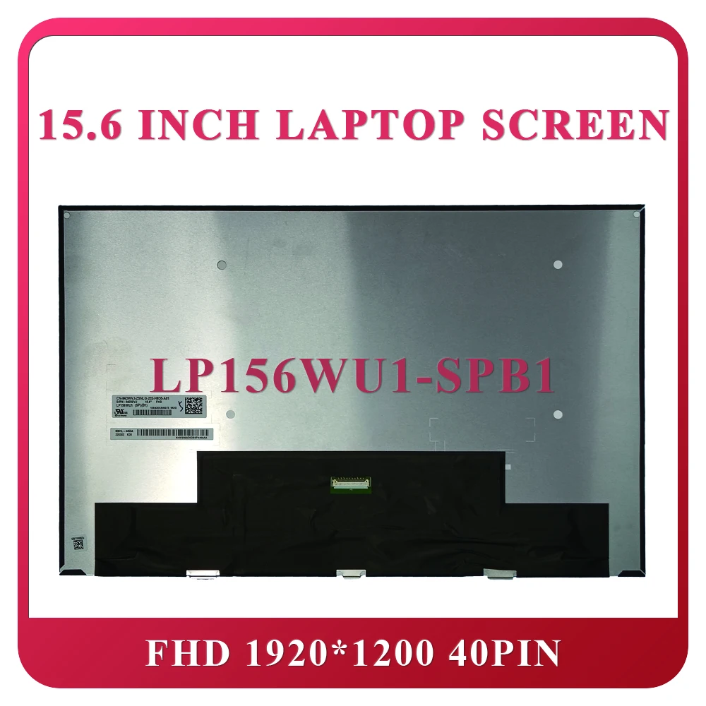 

Laptop LCD Screen for Dell XPS 9500 9510 Precision 5550 5560 IPS 1920*1200 40Pin LCD Display LP156WU1-SPB1 04DWVJ