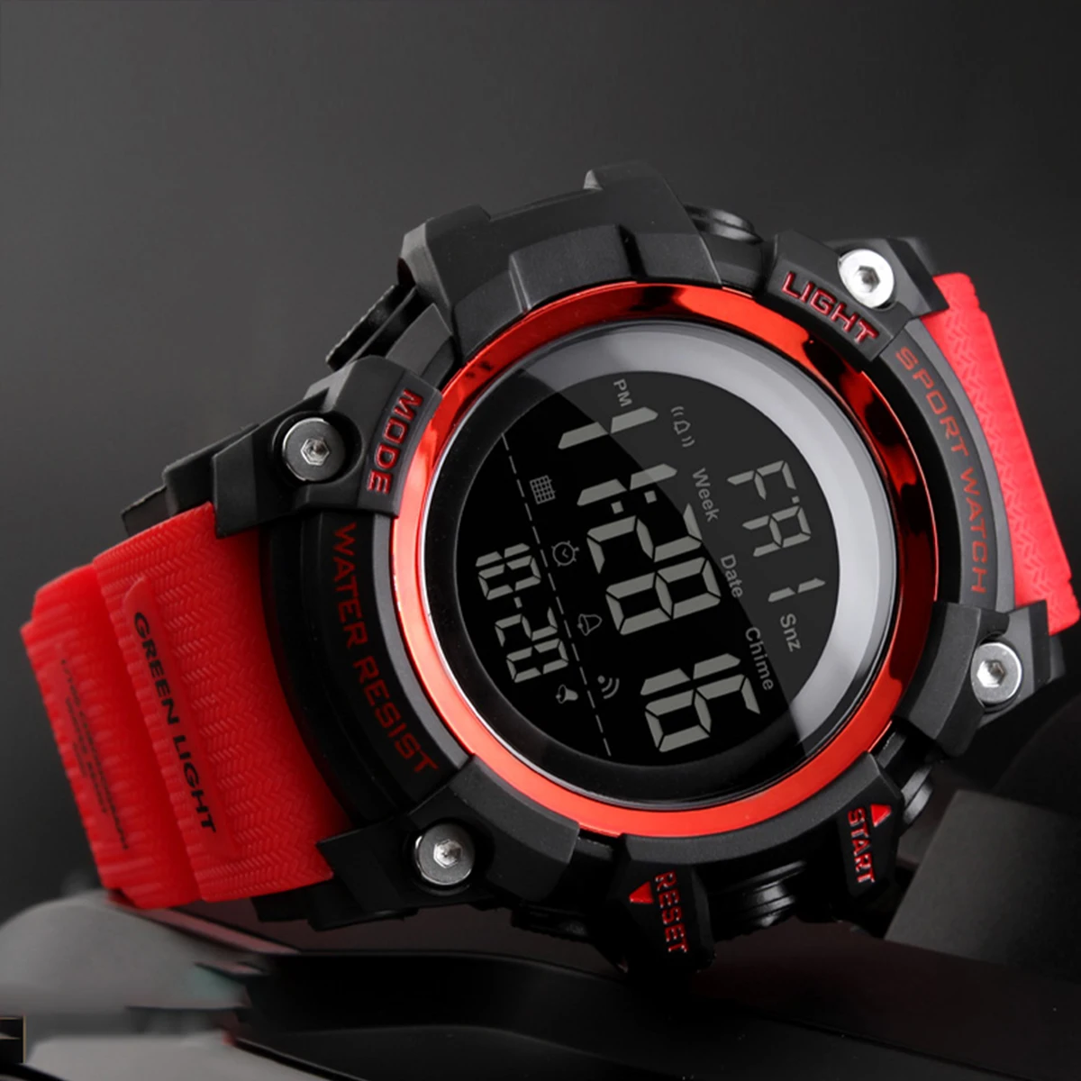 SKMEI противоударные 2-часовые спортивные часы, секундомер, цифровые часы с обратным отсчетом, мужские водонепроницаемые наручные часы и браслет reloj hombre