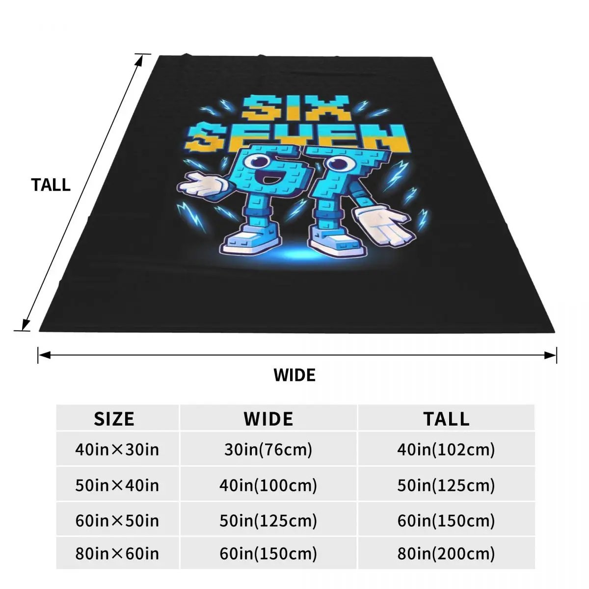 Number 67 Building Blocks Print Blankets Flannel Sofa Throw Blanket Portable for Couch Bedding Throws Bedspread Quilt