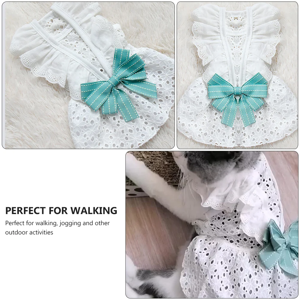 

Adorable Pets Dogs Cats Summer Dress Creative Skirt Dog Clothes Comfortable Pet Costume for Travel Cosplay Party Holiday