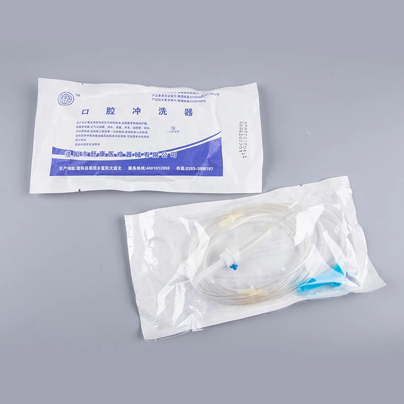 Tubo de lavagem cirúrgica de implante dentário Tubo de irrigação Tubo descartável de vagina transparente Um tipo de correspondência Tubo de água dental