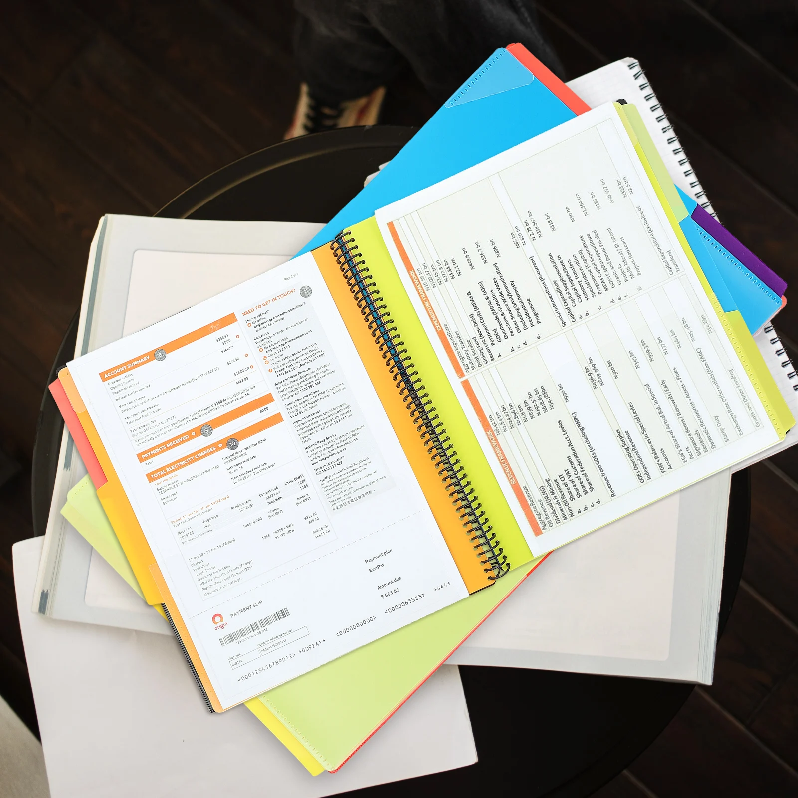 

Plastic File Document Storage Holder Office School Organizer Household Documents Organizer Pp Folders Files Container