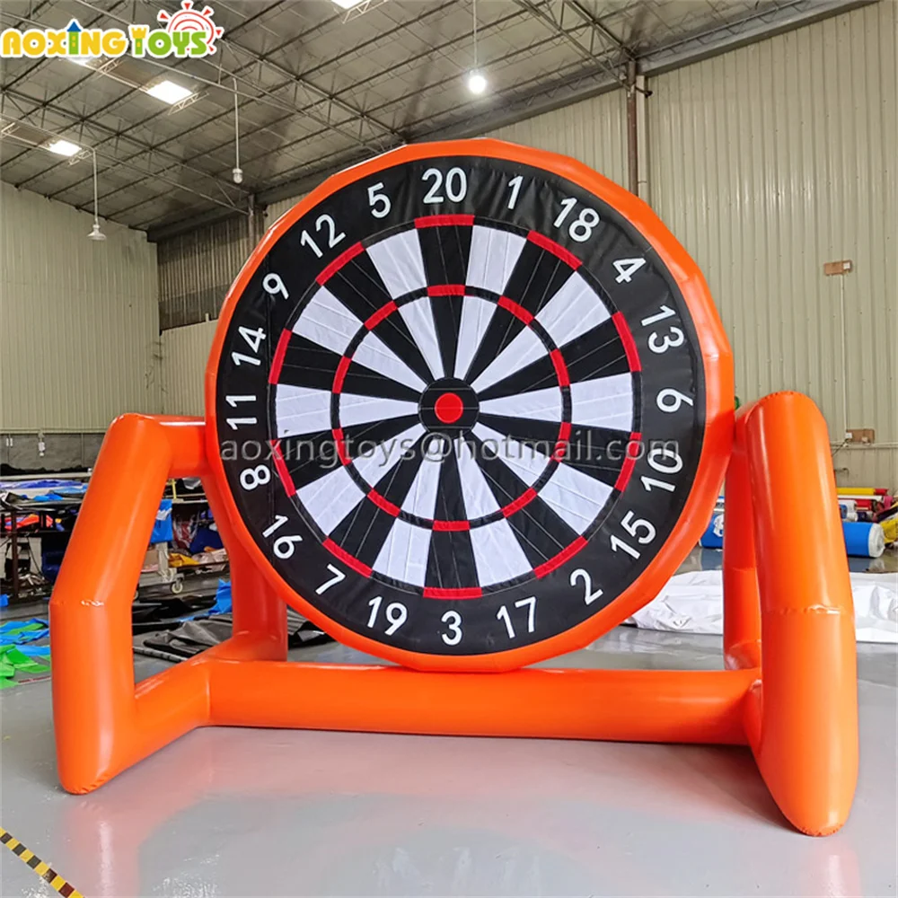 

10FT Height Airtight Giant PVC Inflatable Football Dart Soccer Board For Outdoor Sports Gams Toys For Kids Adults With Air Pump