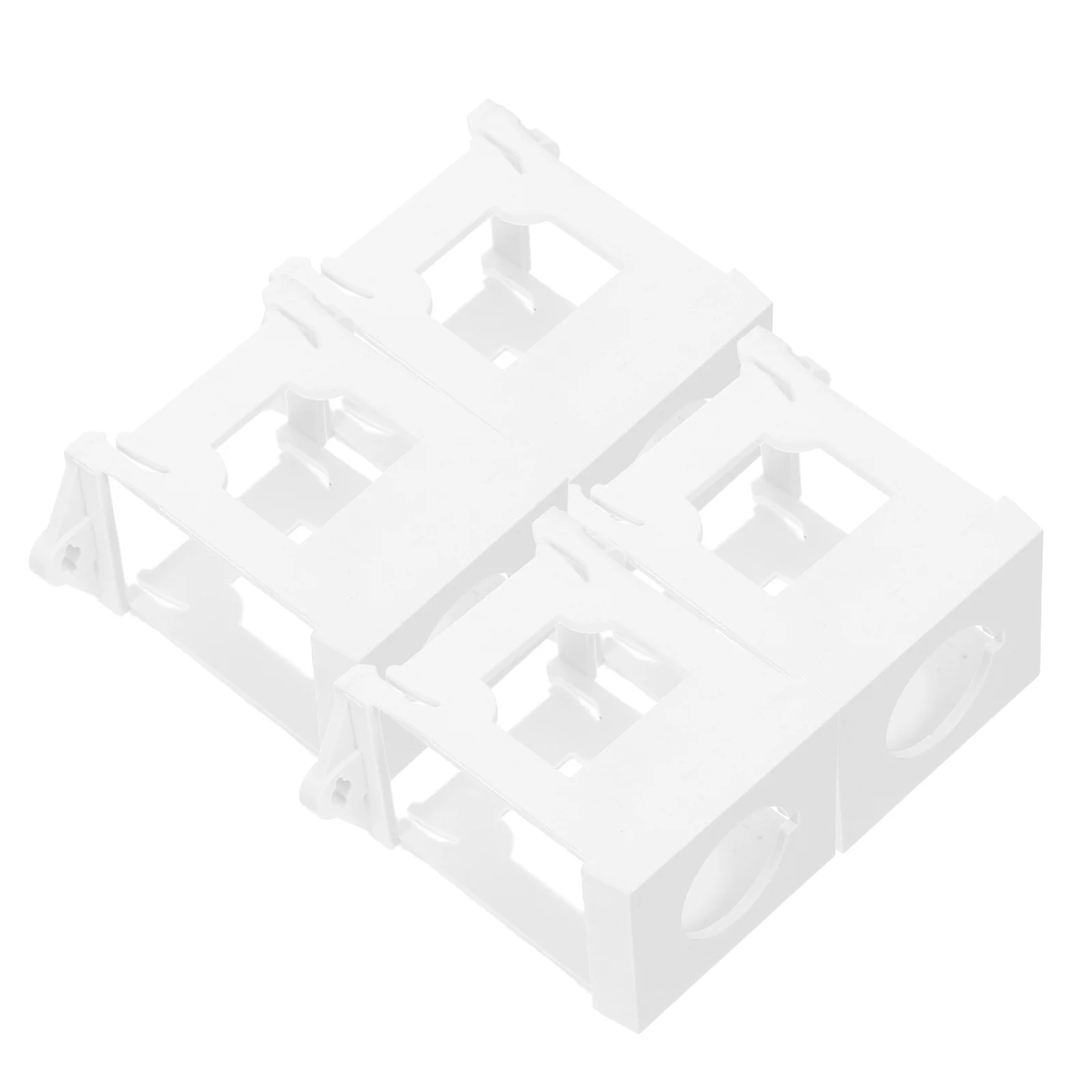 

4pcs Push Button Mounting Bracket For 22Mm Emergency Stop Potentiometer Plastic Industrial Office Home Use