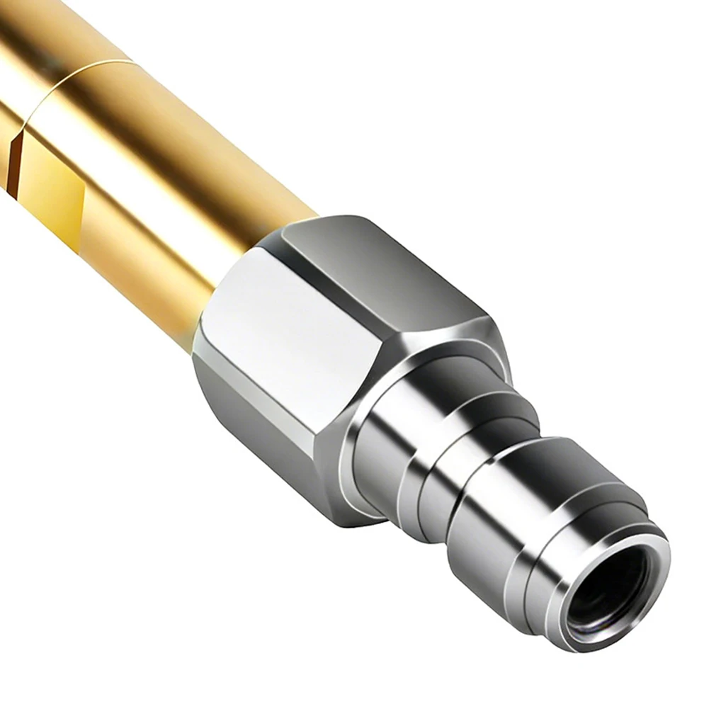 

Насадка для мойки высокого давления 2-в-1 с регулируемой шириной и интенсивностью распыления, а также быстрым подключением для большинства устройств