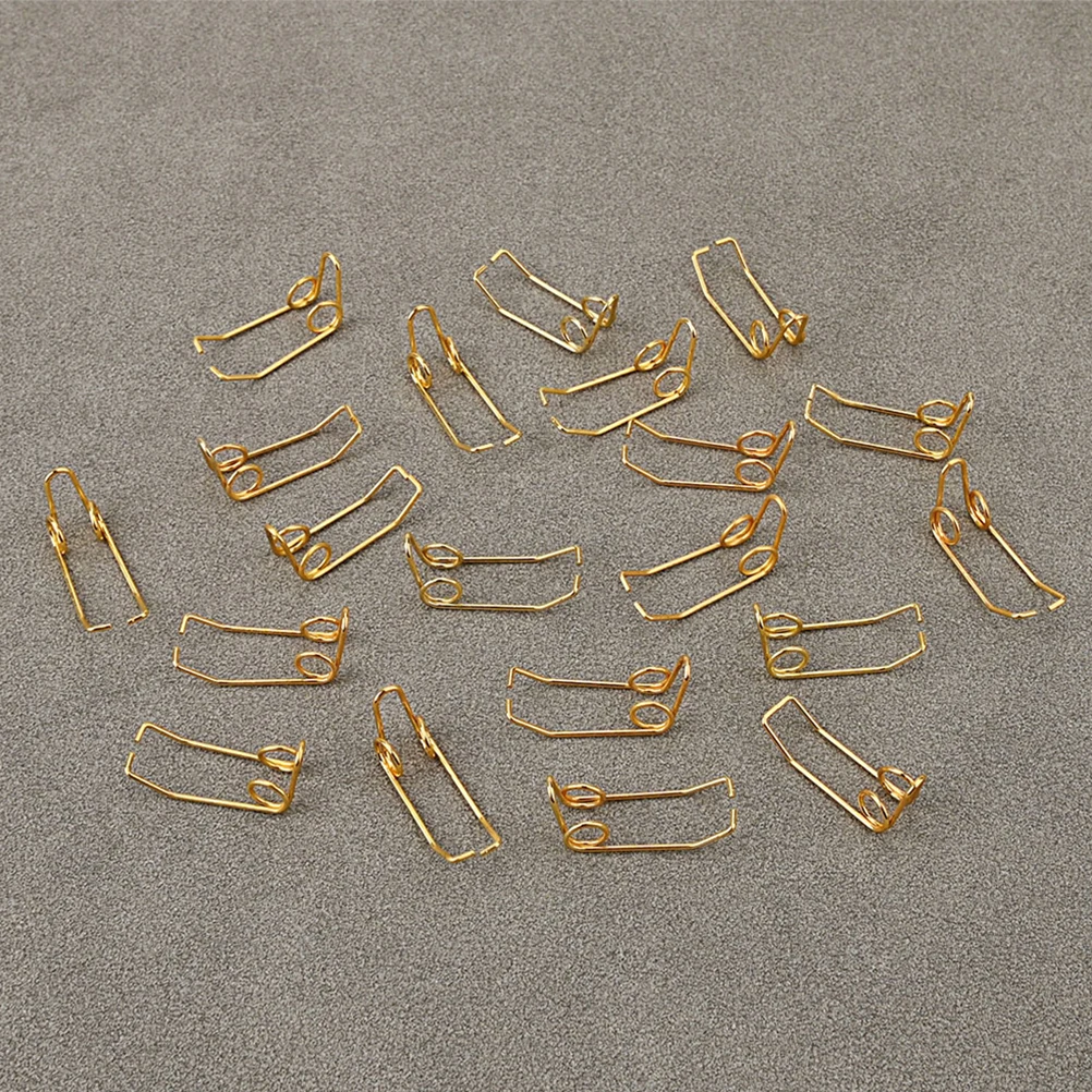 

20 Pcs Small Spring Instrument Parts and Accessories Valve Trumpet Supplies Metal Replacement Water Key Repair Tool