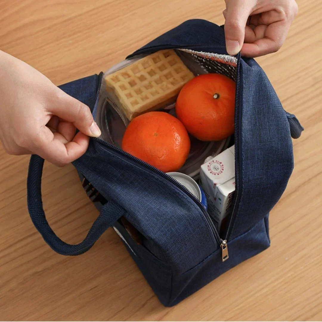 حقيبة بينتو محمولة ذات سعة كبيرة، سهلة الحمل، طازجة وطازجة، قماش أكسفورد سميك مقاوم للماء، مقاوم للرطوبة ومتين