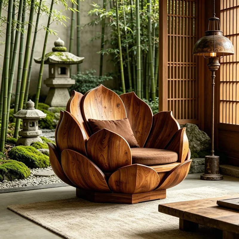 Indoor Luxury Living Room Chairs Designer Art High Quality Lounge Chair Comfy Oversized Wooden Fauteuil De Salon Furniture Home
