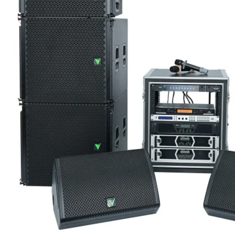Soundsystem Duales 10-Zoll-Professionelles Line-Array-Lautsprecher-Soundsystem für den Außenbereich