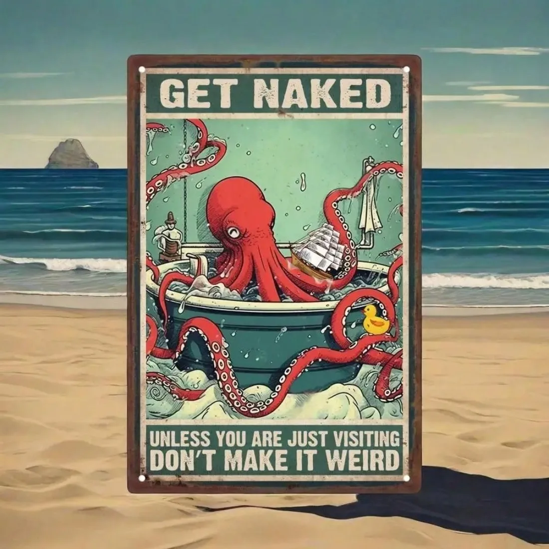 Dave'sVintage Man Cave Sign - Decoración de pared artesanal de hierro forjado con motivos de martillo de yunque