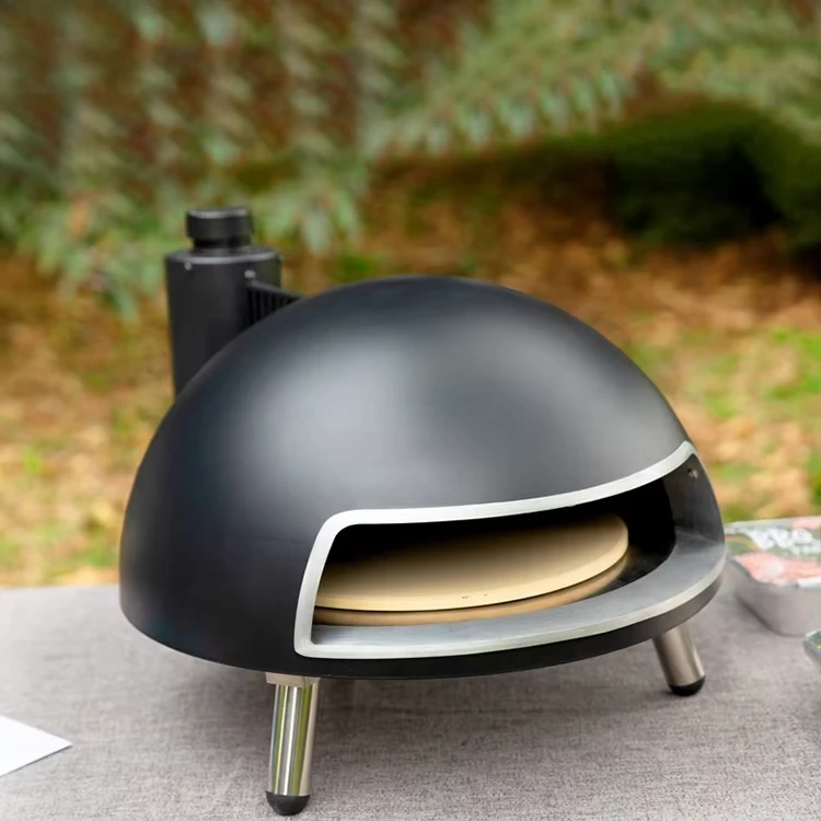 Outdoor Freestanding Gas Smokeless Camping Outdoor Portable Gas Burner Small Pizza Maker Oven