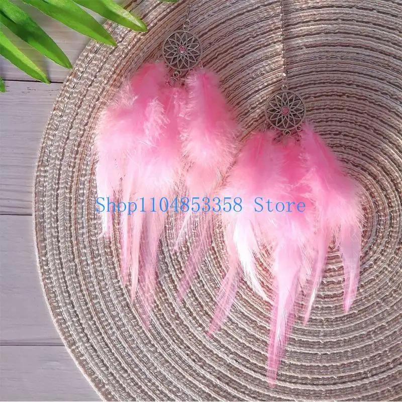 Auto Rearview Mirror Pendant Dream Catcher Interior Ornaments for Car Decoration Birthday Presents Wind Chimes