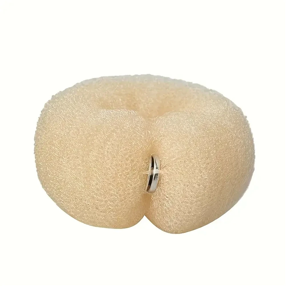 1 stücke Haarknoten Maker Donut Magie Schaum Schwamm Styling Flechter Werkzeuge Stirnband Frauen Styling Werkzeuge Schwarz Teint Braun
