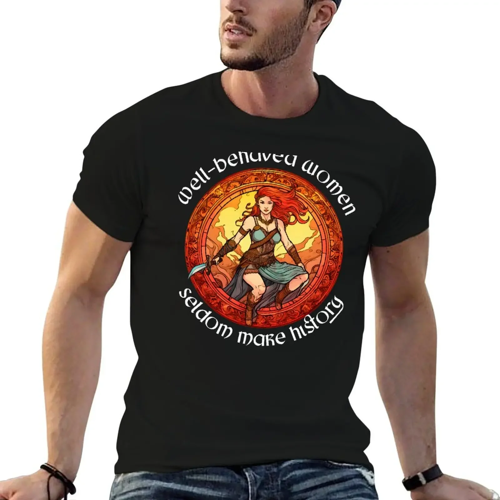 Boudicca Boudica boadicea Well-behaved Women Seldom Make History Celtic Iceni T-Shirt oversized graphic tee vintage t shirt men