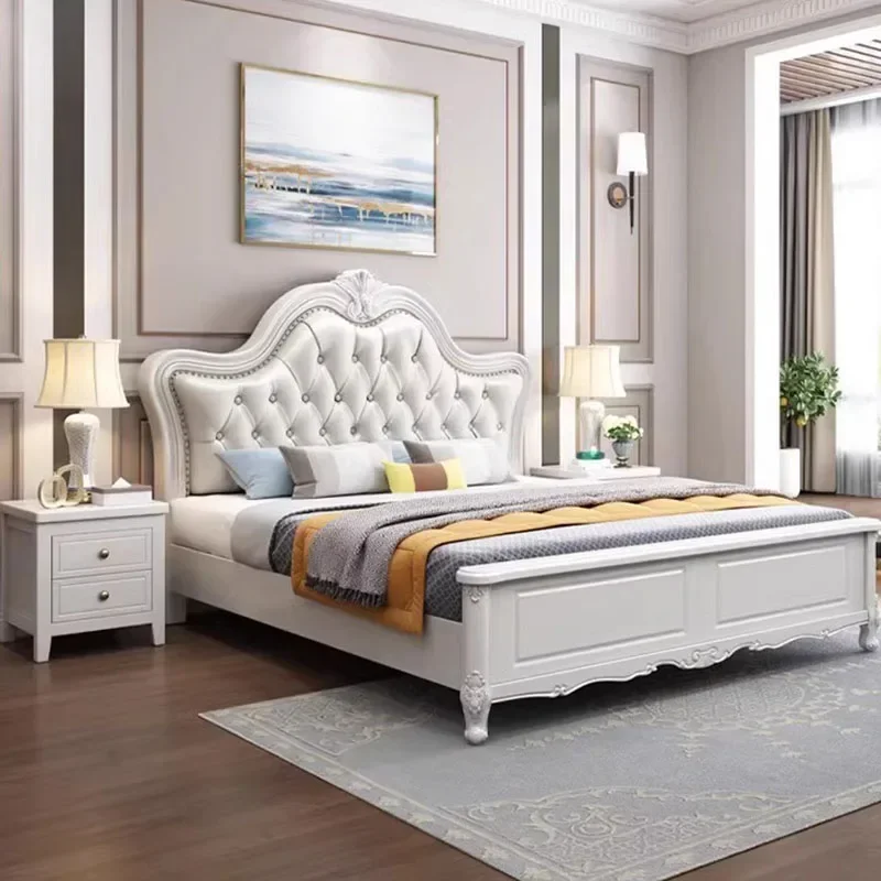 

Queen Modular Double Bed Frame Designer Luxury King Size Twin Bed Frame Aesthetic Multifunctional Cama Box Casal Home Furniture