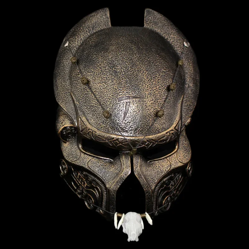 Predator Mask Cosplay Alien vs. Predator Replica Helmet Dreads Soldiers Halloween Prop